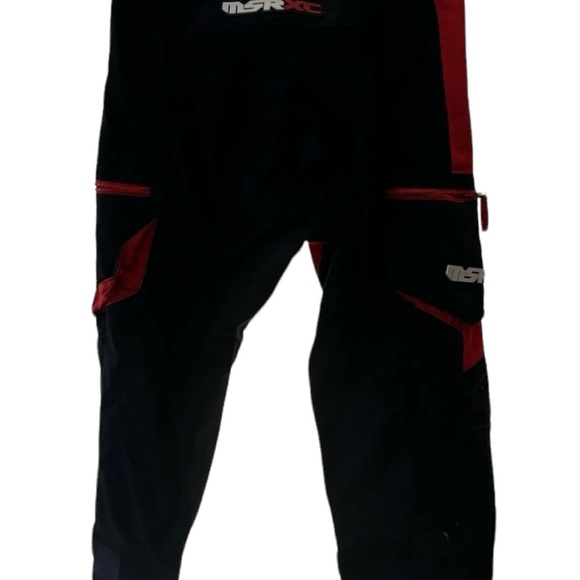 MSR‎ XC Motocross Racing Pants, men's 32 Red And Black - Picture 13 of 15